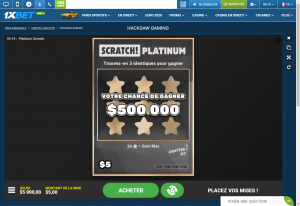 1xBet scratch cards 2